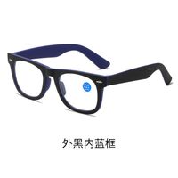 Plastic glasses for reading, with Blue ray cut protection, diopters from +0.00 to +4.00, RMC=62-64, KY003多焦点