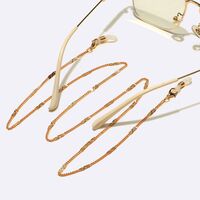 Металлическая нескользящая цепочка золотого цвета, для очков и масок GL1644