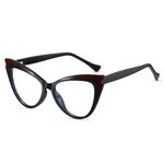TR90 plastic frame or glasses with blue light protection, with spring hinges FA87292