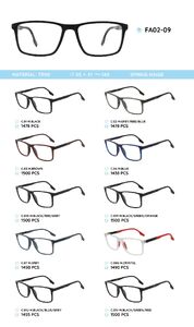 TR90 plastic eyeglasses frame FA02-09