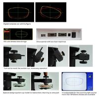Auto patternless lens edger ALE-1200 and ST-1200 PLUS scaner
