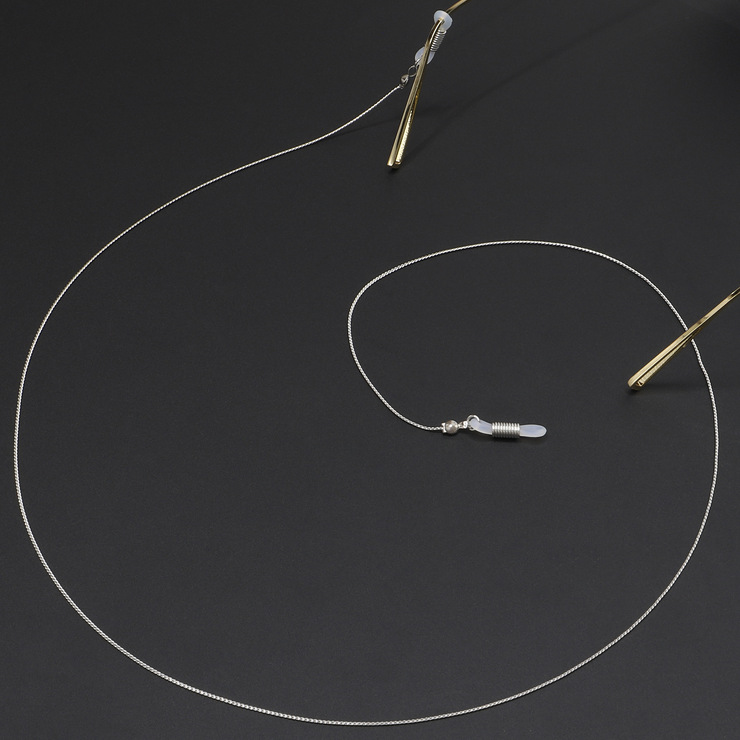 Metal thick glasses chain GL221