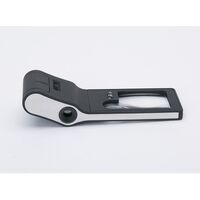 Portable pocket magnifier with backlight and UV light TH-515, size: 35*30 mm, magnification: 3X, 10X, 55X