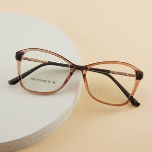 TR90 plastic frame or glasses with blue light protection, with spring hinges FA87173