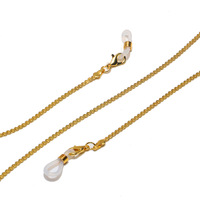 Металлическая медная лёгкая цепочка для очков и масок GL1187