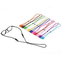 Шнурок-фиксатор для очков силиконовый 27 см, отверстие 3*5 мм