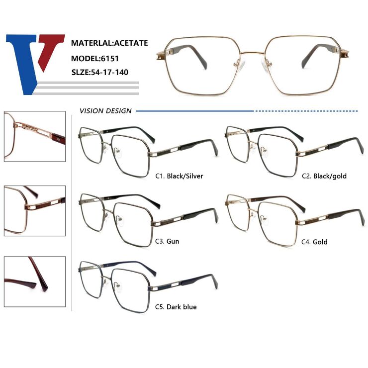 Metal frame with spring hinges CH6151-DA