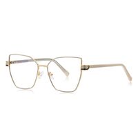 Metal + TR90 Blue Blocker glasses frame for women with UV and blue light protection lenses More FCS3145