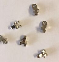 Шарнир для крепления заушника в оправе с одинарной петлёй 脚链SHARNIR-7 угол наклона петли 120 °