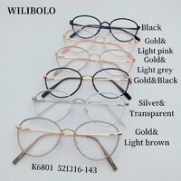 Metal ultrathin women's frames with spring hinges Wilibolo K6801