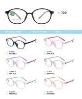 TR90 plastic eyeglasses frame for kids 7001TR