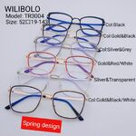 Metal +TR90 ultrathin frames with flex hinges Wilibolo TR3004