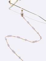 Металлическая цепочка для очков с искусственными жемчужинами GL1069