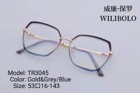 Metal + TR90 ultrathin women's frames with spring hinges Wilibolo TR3045