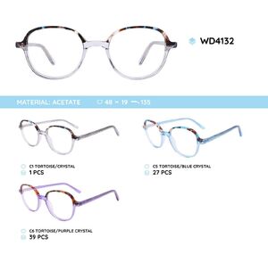 Plastic frames for glasses acetate material WD4132