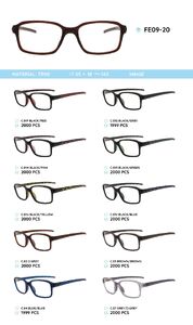 TR90 plastic eyeglasses frame for men FE09-20