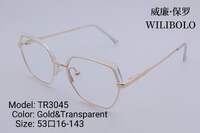 Оправа металл + TR90 ультратонкая женская с флексом Wilibolo TR3045