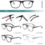 Acetate plastic frames for glasses Big City M1130