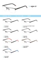 Металлическая оправа с дужками из материала TR-90 HQ04-37