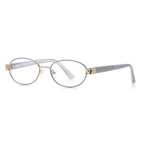 Metal + TR90 plastic Blue Blocker glasses frame for women with UV and blue light protection lenses More FCS3165