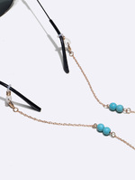 Набор из двух цепочек для очков со стразами-бабочками GM124