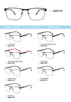 Металлическая оправа с дужками из материала TR-90 HC07-14