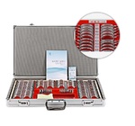 Меднабор из 266 пробных линз в металлических оправах в алюминиевом кейсе