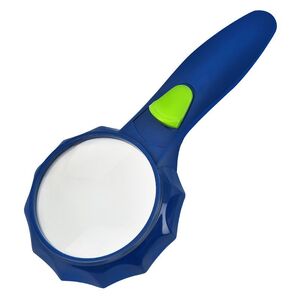 Magnifier with universal backlight, magnifying glass with handle 600556ML-XX-3, diameter: 75 mm, magnification: 4X