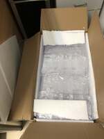 Transparent demonstration stand with 10 glasses slots HD900