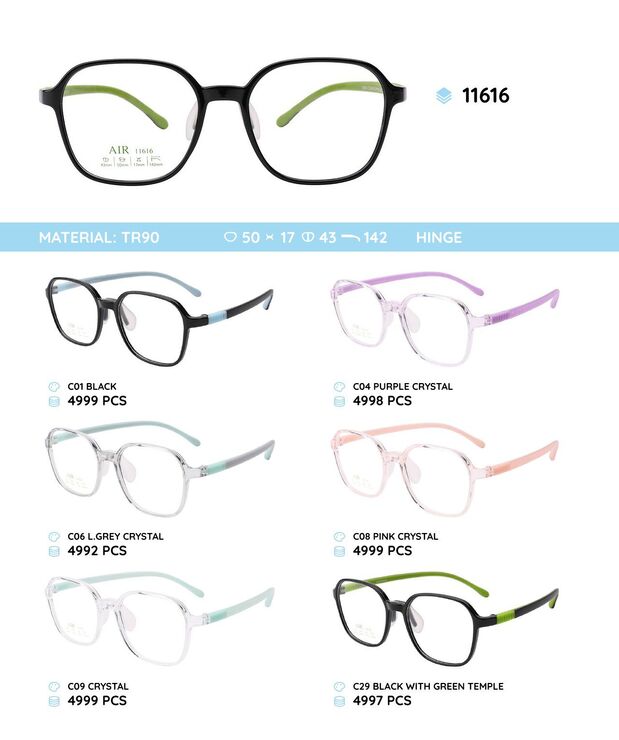 TR-90 plastic frames for kids 11616