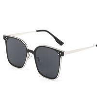 Солнцезащитные металлические безрамочные очки с защитой UV400 2968-GT