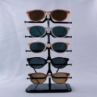 Стойка для очков пластиковая настольная на 5 мест 可拆卸001