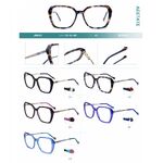 Combined frames for glasses, acetate + metal, with spring hinges Big City JB6007