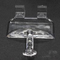 Holder (hook, stand) for glasses, for insertion into a wall panel