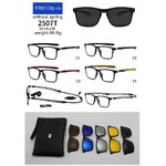 Оправа El Dorado с комплектом поляризационных солнцезащитных насадок (клипон) на магните 2507T (5 штук)