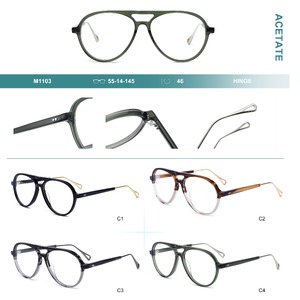 Acetate plastic frames for glasses Big City M1103