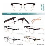 Combined frames for glasses, acetate + metal,  Big City GG0603S