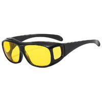 Antireflective sunglasses with yellow lenses
