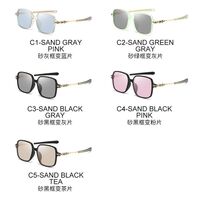 Очки пластиковые TR90 фотохромные с защитой от синего света 9725-GT