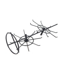 Desk two-level collapsible stand for accessories and chains