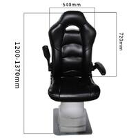 Кресло стационарное со спинкой и подъемником для кабинета офтальмолога WZ-DT-4