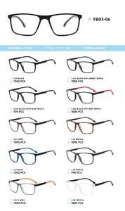 TR90 plastic eyeglasses frame FB03-06