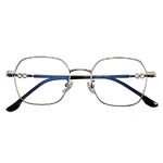 Оправа металлическая с линзами Blue Ray Cut MAMO F99013