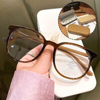 Plastic TR90 glasses with Blue ray cut protection, with case TR1144-加镜盒