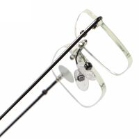 Очки металлические безободковые для чтения 3512 с защитой Blue ray cut, от +1.00 до +4.00, РМЦ=62-64