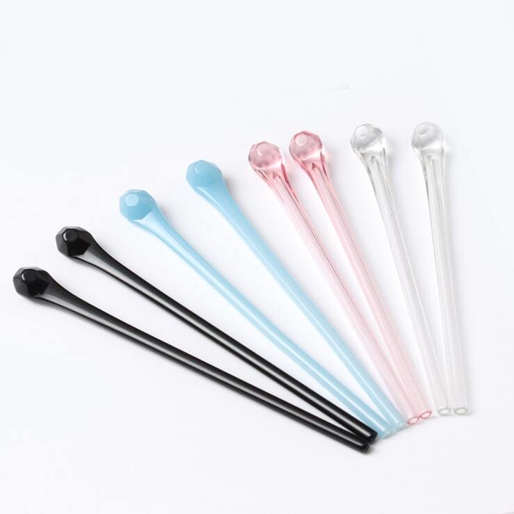 Наконечники на заушники пластиковые B7, длина 61 мм, круглое отверстие Ø1.4 мм