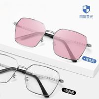 Photochromic glasses with blue light and UV protection 9627-GT