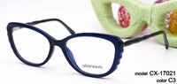 Plastic frames for glasses acetate material DIVERONA CX-17021