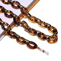 Леопардовая акриловая цепочка для очков и масок GB098