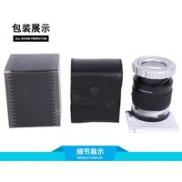 Лупа портативная карманная с подсветкой и УФ-светом 新圆筒, диаметр: 30 мм, увеличение: 30X